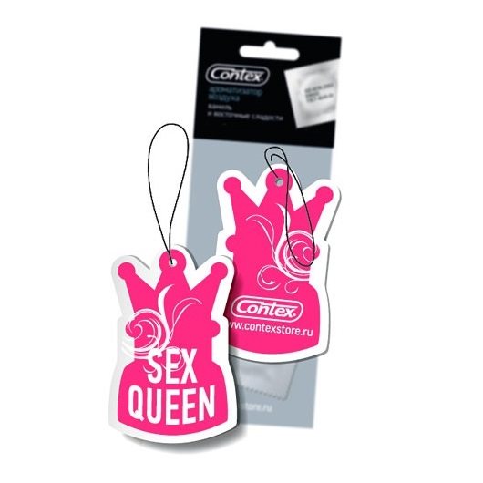 Contex, ароматизатор подвесной картонный, Sex Queen