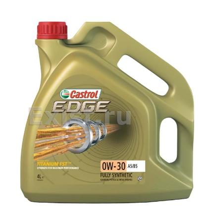 Castrol EDGE, 0W30, A5/B5, моторное масло, синтетика, 4л, Бельгия