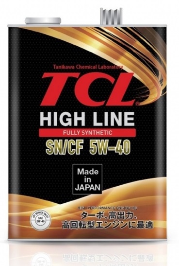 TCL High Line, 5W30, API SN/CF, моторное масло, синтетика, 4л, Япония