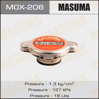 Крышка радиатора MASUMA, MОХ-206 1,3kg/cm2, 1шт, Япония