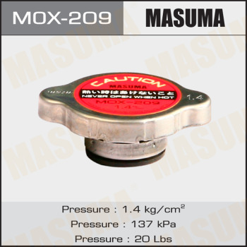 Крышка радиатора MASUMA, MОХ-209 1,4kg/cm2, 1шт, Япония