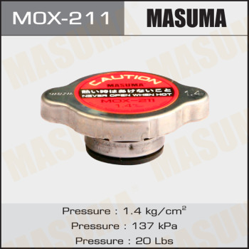 Крышка радиатора MASUMA, MОХ-211 1,4kg/cm2, 1шт, Япония