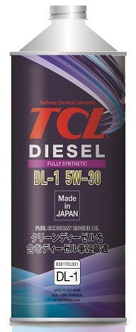 TCL, 5W30, Diesel, DL-1, синтетика, 1л. Япония