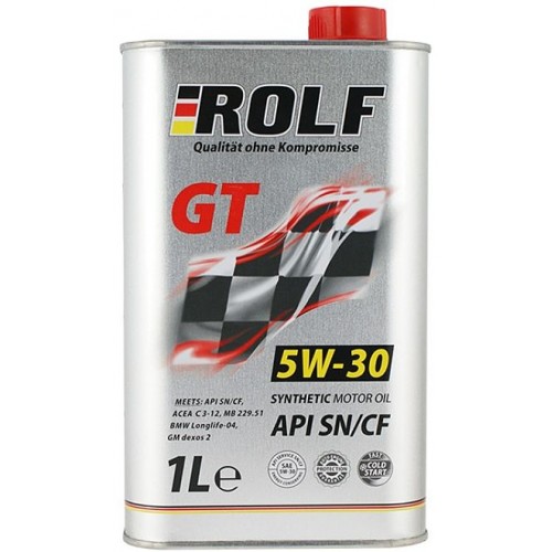 ROLF 5w30 GT SN/CF синтетика. 1 л.