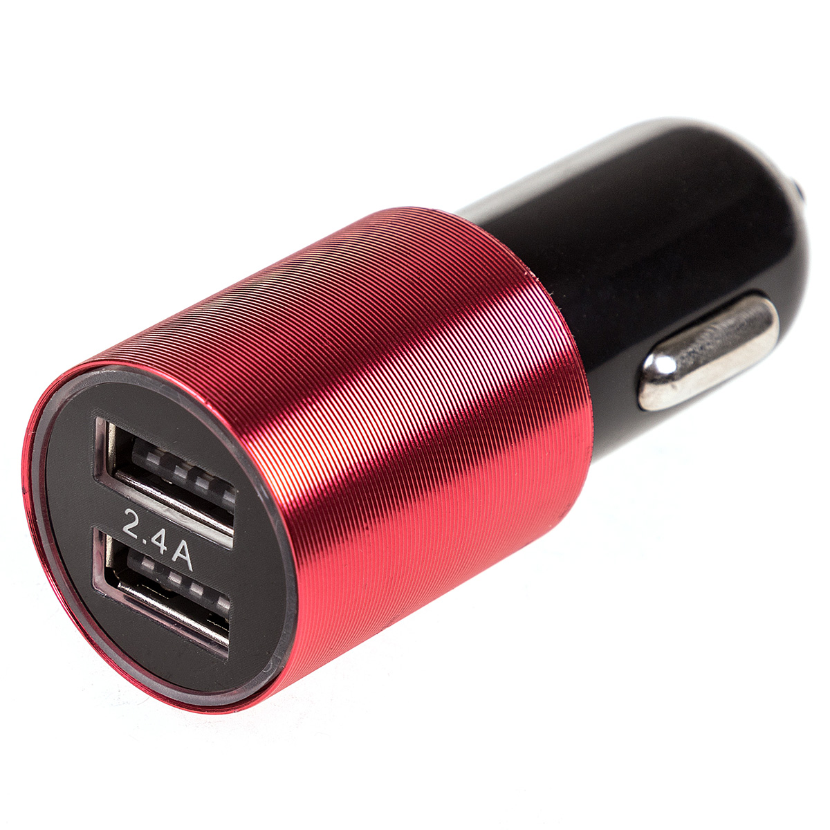 Sonogoo. Зарядное телефона, 1A+2,4A 2*USB, Чёрный/красный.