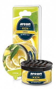 AREON, ароматизатор на панель KEN BLISTER,лимон 35г, Болгария