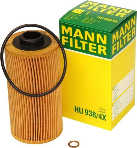 MANN, Фильтр масляный, HU938/4x, Германия