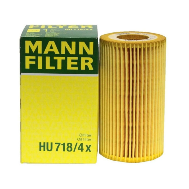 MANN, Фильтр масляный, HU 718/4x, Германия