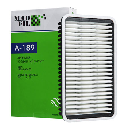 Madfil, фильтр воздушный, А-181/17801-64060, Корея