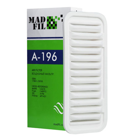 Madfil, фильтр воздушный, A-196/17801-23030