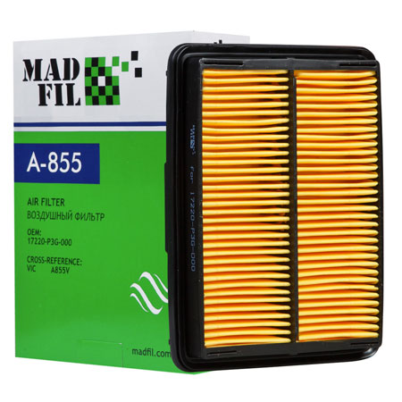 Madfil, фильтр воздушный, А-855/17220-Р3G-000