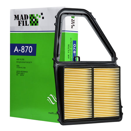 Madfil, фильтр воздушный, A-870/17220-PLC-000