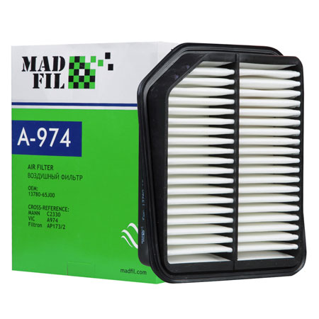 Madfil, фильтр воздушный, А-974