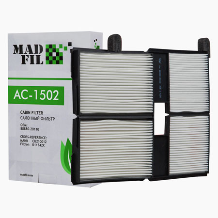 Madfil, фильтр салонный, AC-1502SET/88880-20110, Китайl