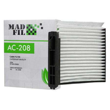 Madfil, фильтр салонный, AC-208/B7200-ED000