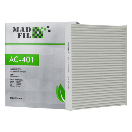 Madfil, фильтр салонный, АС-401/DD10-61-P11, ф/с, Madfil