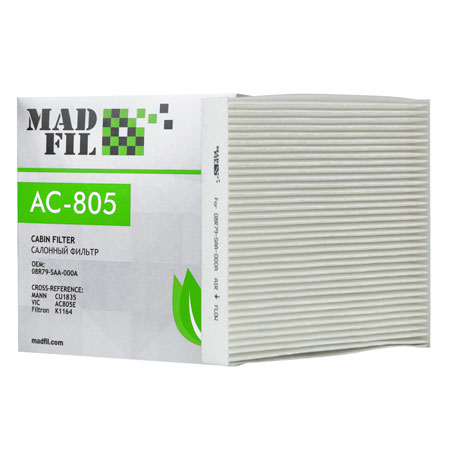 Madfil, фильтр салонный, АС-805/08R79-SAA-000A, ф/с, Madfil