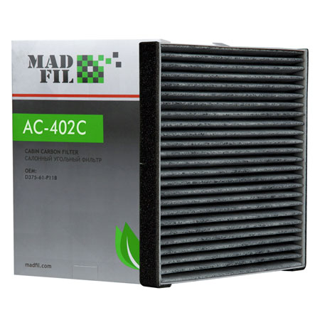 Madfil, фильтр салонный, AC-402C/D375-61-P11B, Китай