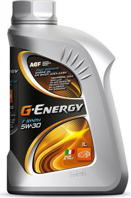 G-Energy F Synth, 5w-30, SM/CF,  синтетика, 1л, Италия