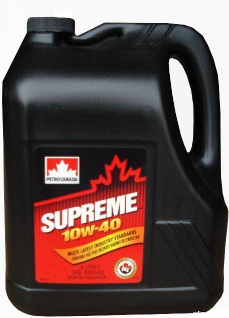 Petro-Canada SUPREME 10W40, п/син, 5л, Канада