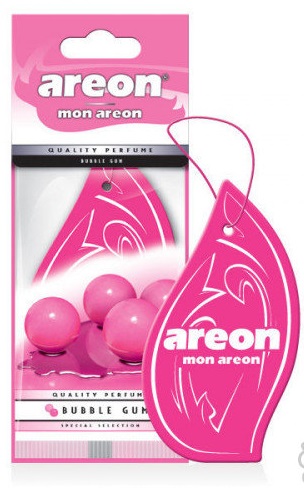 AREON, ароматизатор Сухой MON плавник Babble Gum, Болгария