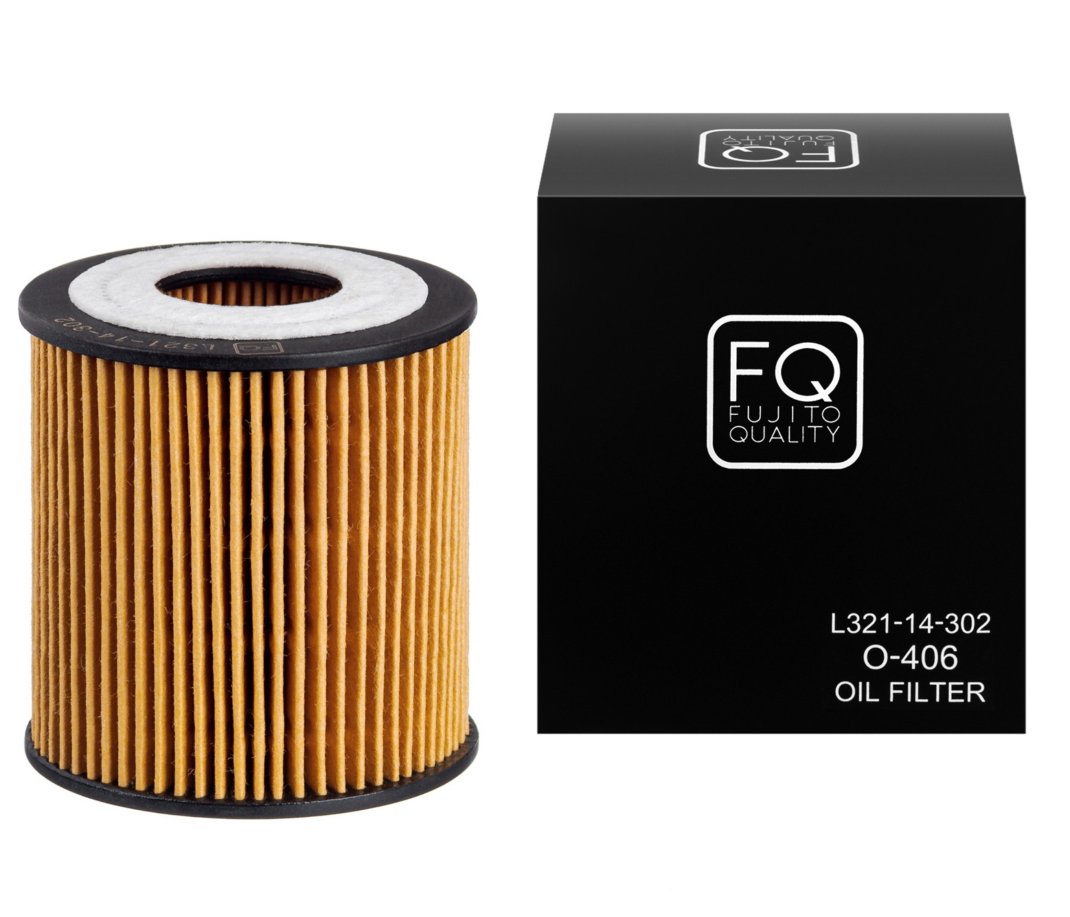 FQ, Фильтр масляный, O-406/L321-14-302, Япония