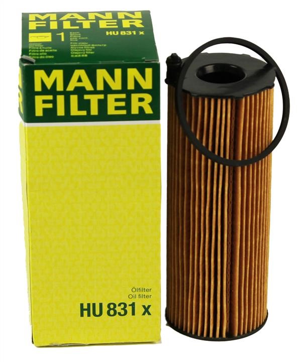 MANN, Фильтр масляный, HU831x/LO-1044, Германия
