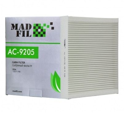 Madfil, фильтр салонный, AC-9205/LAC-1515/13271190 CHEVROLET , Китай