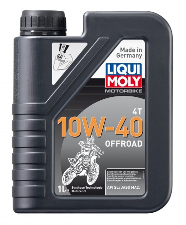 LIQUI MOLY, Motobike 4T Offroad 10W-40 (HC-синтетическое) для 4-х тактных двигателей, 3055, 1л, Германия