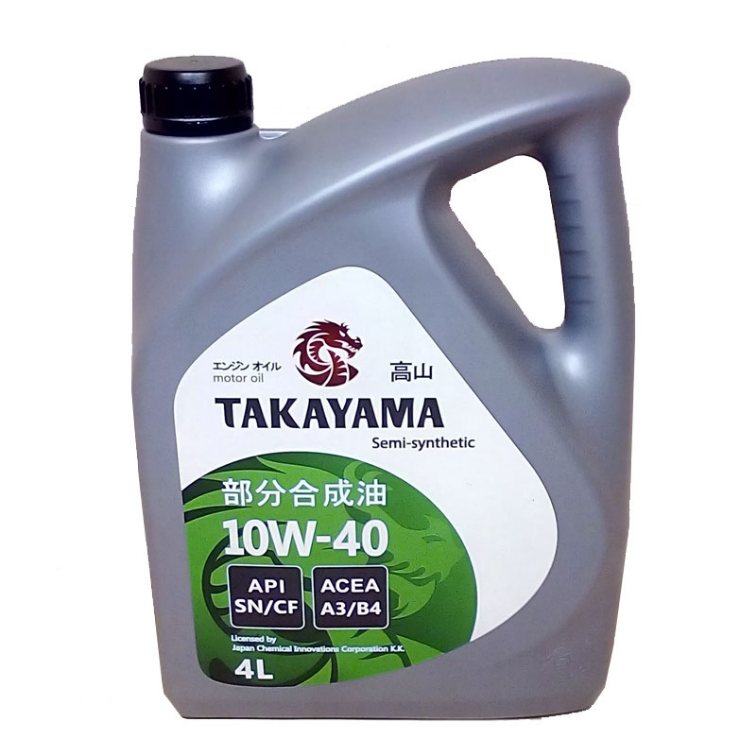 TAKAYAMA, 10w-40 SN, A3/B4, полусинтетика, 4л, пластик Япония