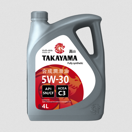 TAKAYAMA, 5w-30 SN/СF, С3, синтетика, 4л, пластик Япония