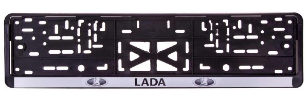Рамка с защелкой черная «ЛАДА » (арт. 008)