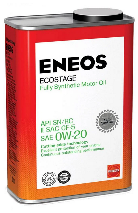 ЕNEOS Premium Ecostage 100%,, 0w-20, SN, синтетика, 1л, Япония