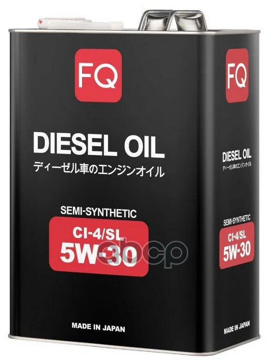 Fujito 5w-30 СI-4/SL, Diesel, полусинтетика, 4л, Fujito