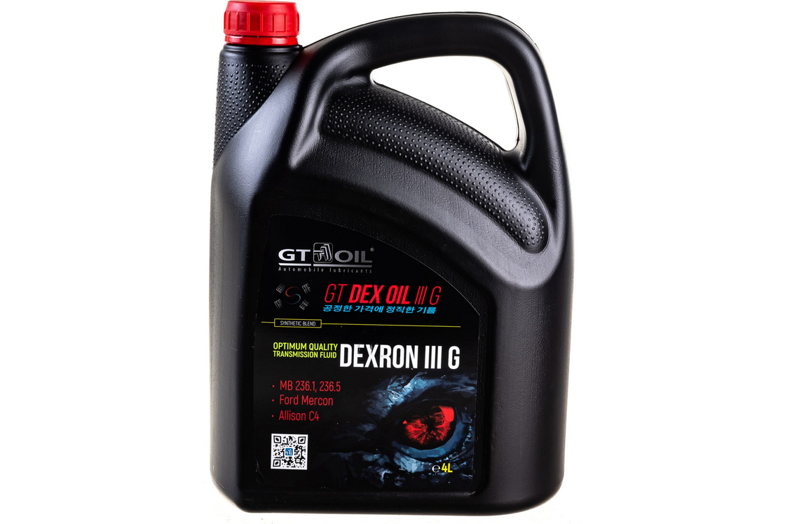 GT Dex Oil- III G, п/с, 4л полусинтетика Корея
