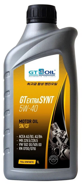 GT Extra Synt 5w40, SN/CF синтетика 1л Корея