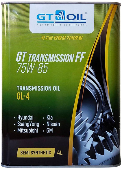 GT Transmission FF 75w85 GL-4 синтетика 4л Корея