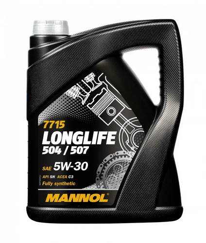 Mannol 5w-30, LONGLIFE SN/C3, 504/507 син, 4л,