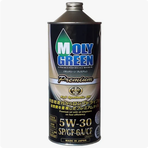 MOLY GREEN 5W30 Premium SP/GF-6A/CF(PAO) синтетика 1л.
