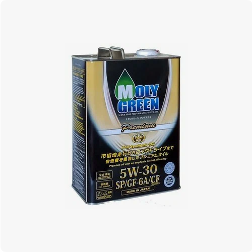 MOLY GREEN 5W30 Premium SP/GF-6A/CF(PAO) синтетика 4л.