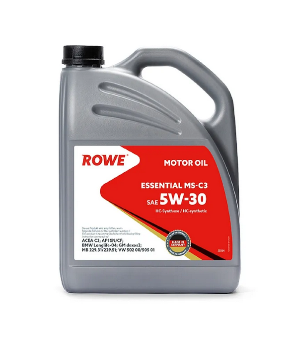 ROWE 5w-30 Essential MS-C3 SN/CF, синт, 4л,