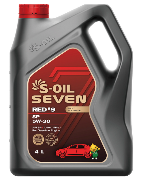 S-OIL7 5W-30 RED #9, SP,синтетика, 4л,