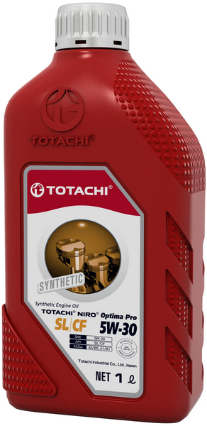 Totachi 5W-30, NIRO Optima PRO SL/CF синтетика, 1л