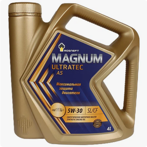 Роснефть Magnum Ultratec 5w30 A5, синтетика, 4л, Россия