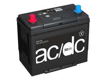 Аккумулятор «AC/DC» (65B24R) 50а/ч, 460A R прямая полярность