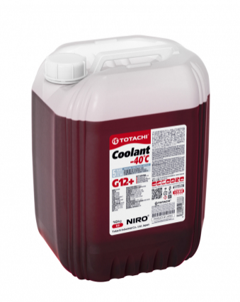 Totachi, Niro Coolant G12+, Красный антифриз , -40С, 20л,