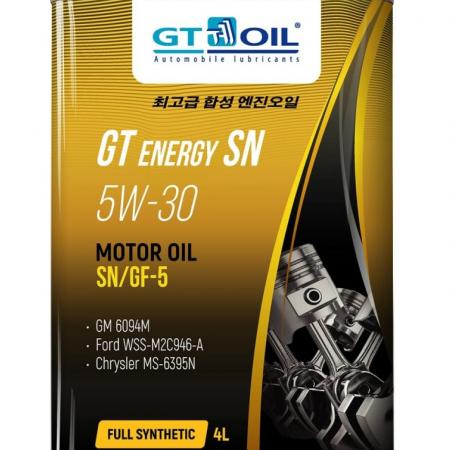 GT Energy 5w30, SN/CF-5 синтетика 4л Корея