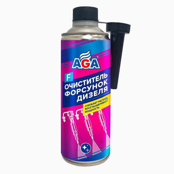 AGA Очиститель форсунок дизеля 335мл. Россия