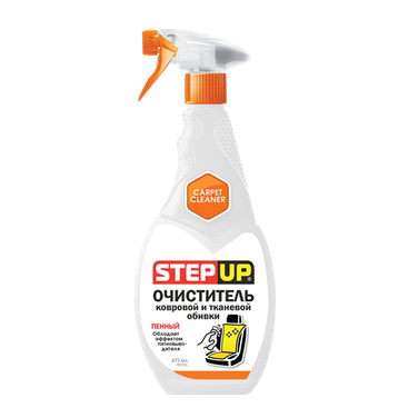 STEP UP, Очиститель ковровой и тканевой обивки 473мл США