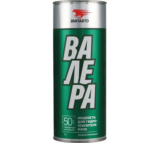 «Валера» ВМП Масло ГУР -50С полусинтетика (зеленый) 1л. Россия 9203